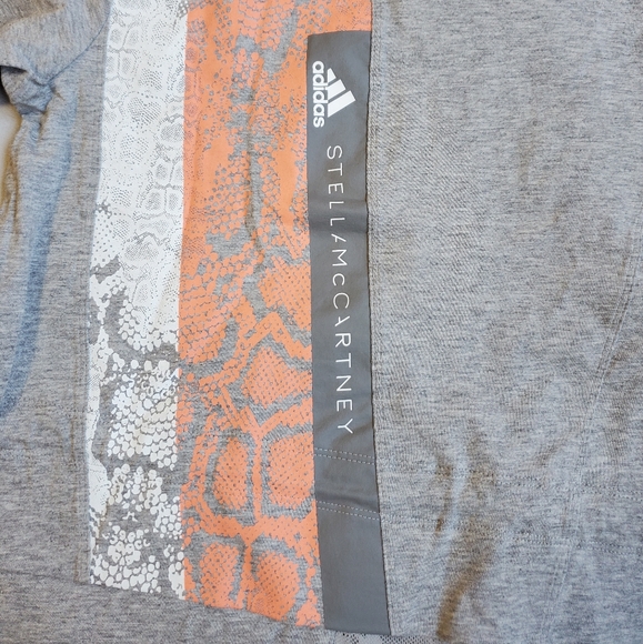 NWT$70 Adidas by Stella McCartney Graphic Digi Drawstring-Waist Short-Sleeve Tee - Picture 12 of 16